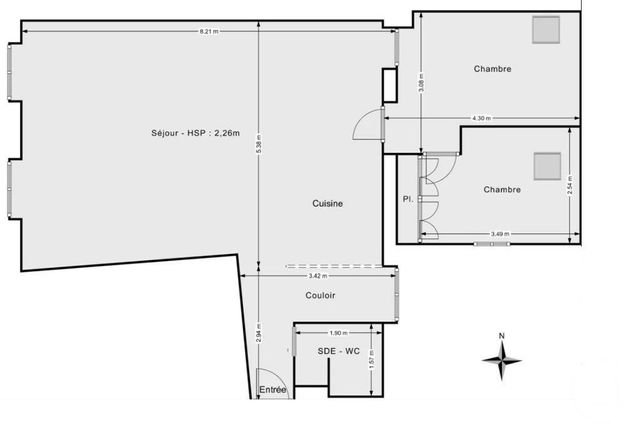 Afficher la photo en grand Appartement F3 à vendre - 3 pièces - 67.21 m2 - PARIS - 75012 - ILE-DE-FRANCE - Century 21 Chorus Saint-Antoine