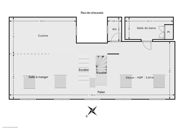 Afficher la photo en grand Appartement F3 à vendre - 3 pièces - 79.0 m2 - PARIS - 75011 - ILE-DE-FRANCE - Century 21 Chorus Saint-Antoine