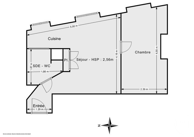Appartement à vendre - 2 pièces - 29.0 m2 - PARIS - 75011 - ILE-DE-FRANCE - Century 21 Chorus Saint-Antoine