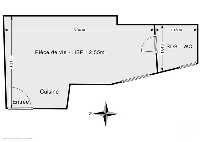 Appartement Studio à vendre - 1 pièce - 16.0 m2 - PARIS - 75011 - ILE-DE-FRANCE - Century 21 Chorus Saint-Antoine