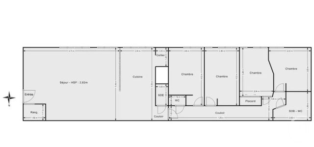 Appartement F5 à vendre - 5 pièces - 99.54 m2 - PARIS - 75011 - ILE-DE-FRANCE - Century 21 Chorus Saint-Antoine